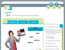 Tablet Screenshot of lappui-tete.com